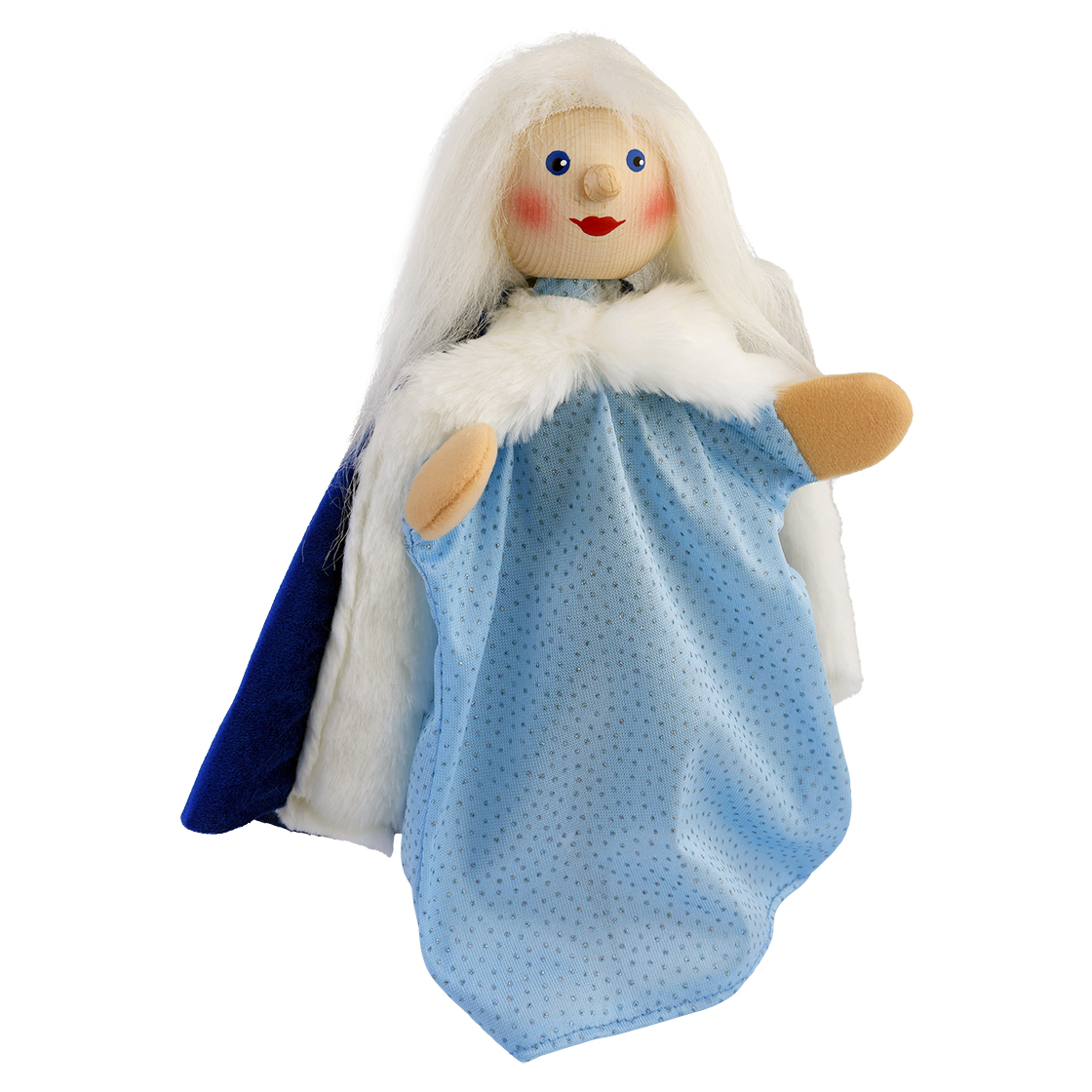 Punch and Judy Queen Snowflake Hand Puppet - Kersa Beni Punch and Judy Queen Snowflake Hand Puppet for Puppet Theatre | Kersa Beni