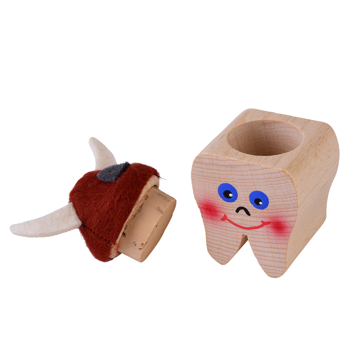Wooden box for milk tooth - viking Snorre by KERSA Wooden box for milk tooth - viking Snorre by KERSA - Produktbild 2