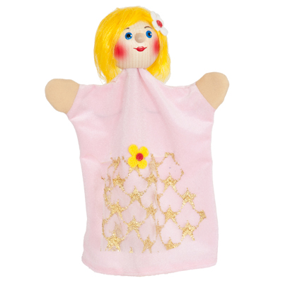 Hand puppet fairy Lea, pink - KERSA Beni