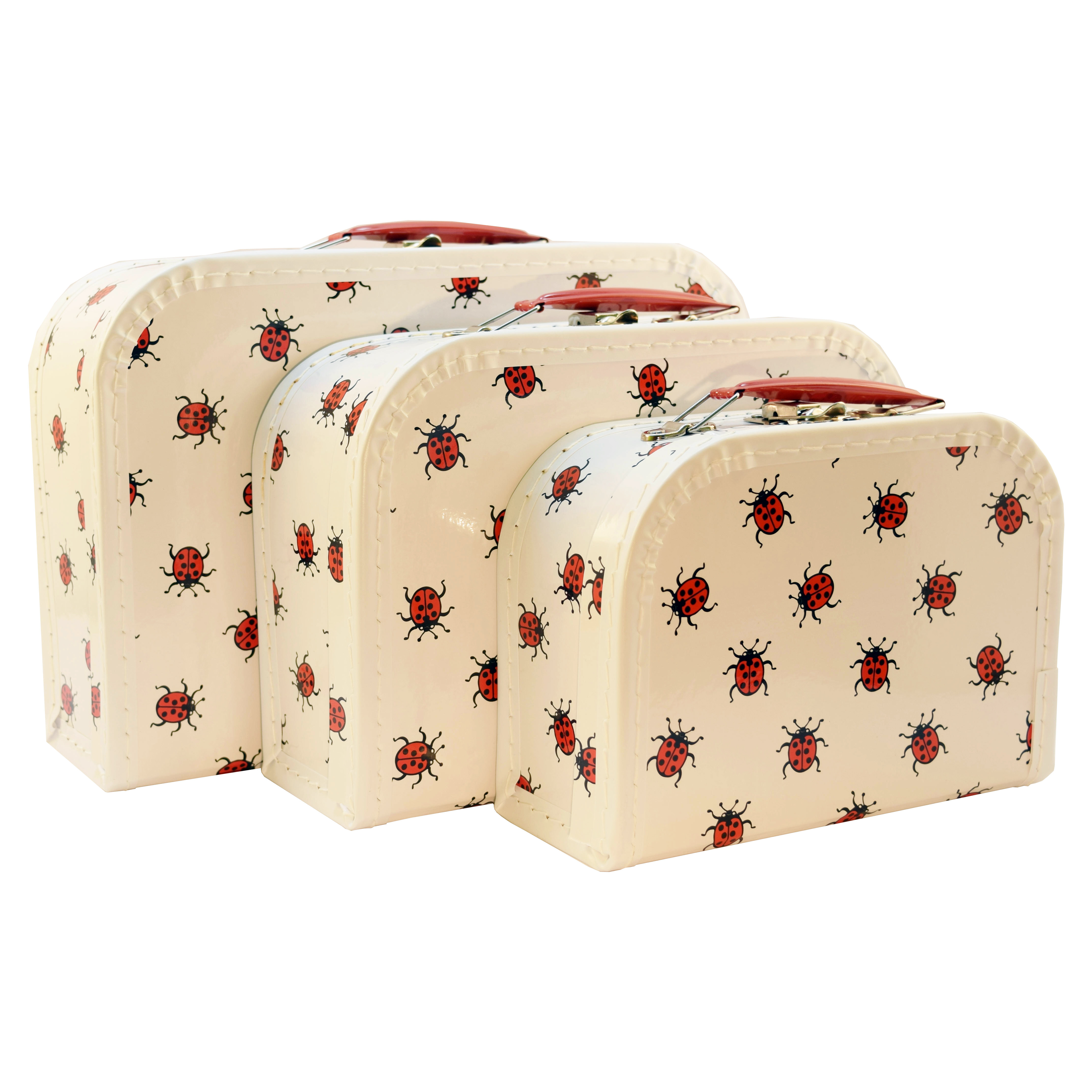 KERSA children’s suitcase set 3 pcs. ladybirds