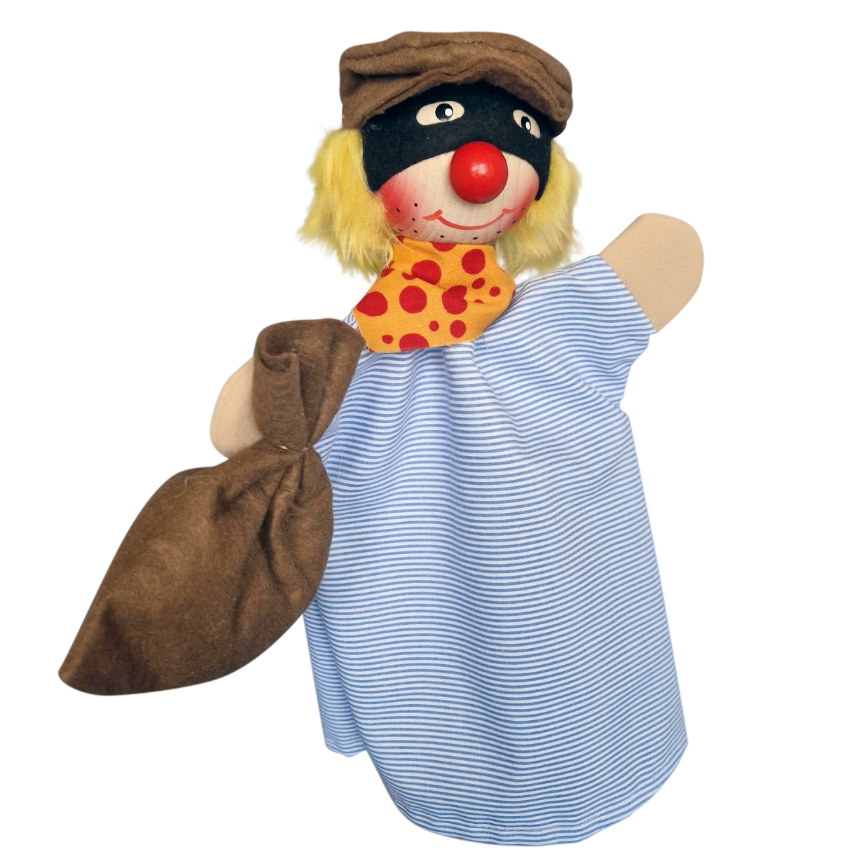 Punch and Judy Thief Hand Puppet - Kersa Beni Punch and Judy Thief Hand Puppet for Puppet Theatre | Kersa Beni