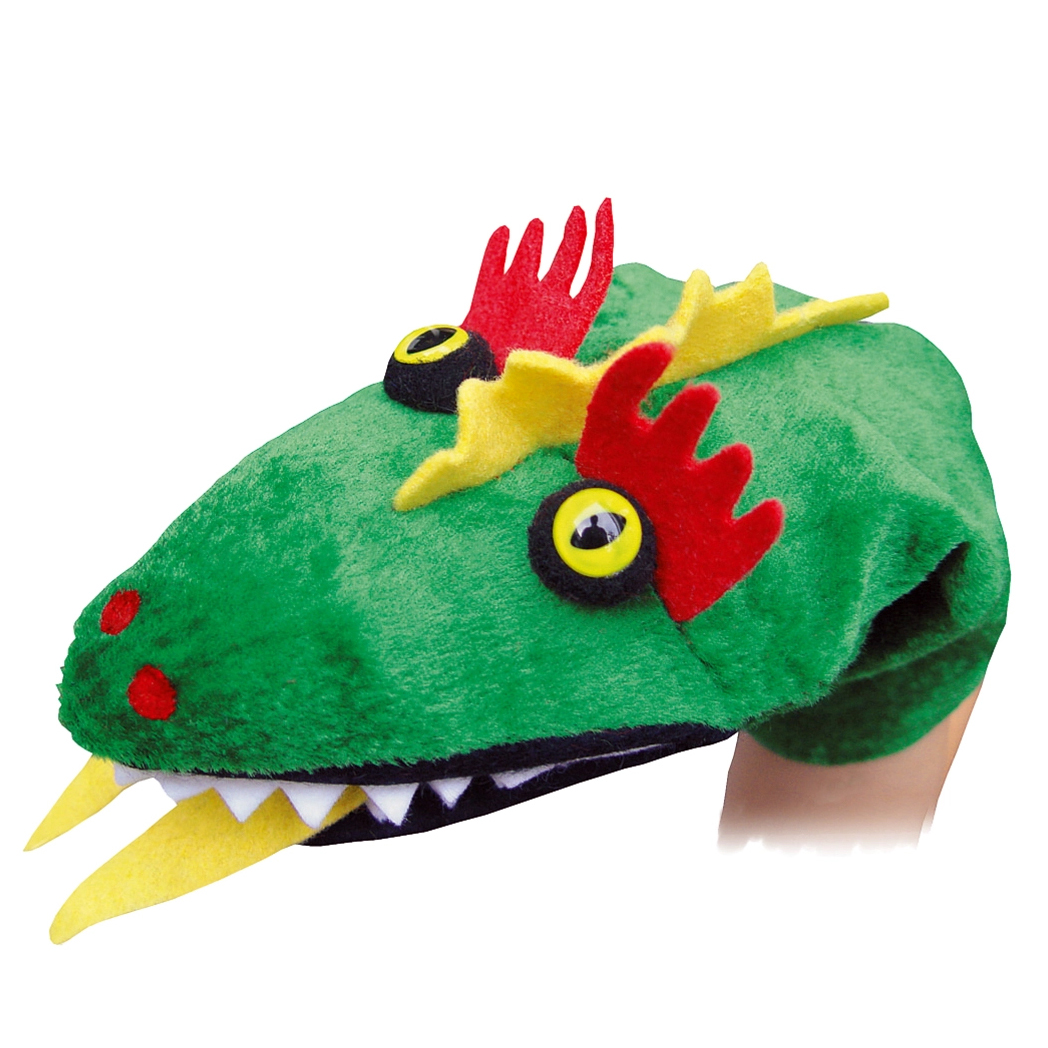 Punch and Judy Dragon Willi Hand Puppet - Kersa Beni Punch and Judy Dragon Willi Hand Puppet for Puppet Theatre | Kersa Beni