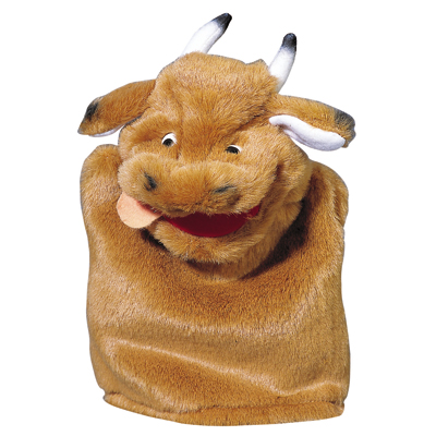 Punch and Judy Cow (with movable mouth) Hand Puppet - Kersa Classic Punch and Judy Cow (with movable mouth) Hand Puppet for Puppet Theatre | Kersa Classic