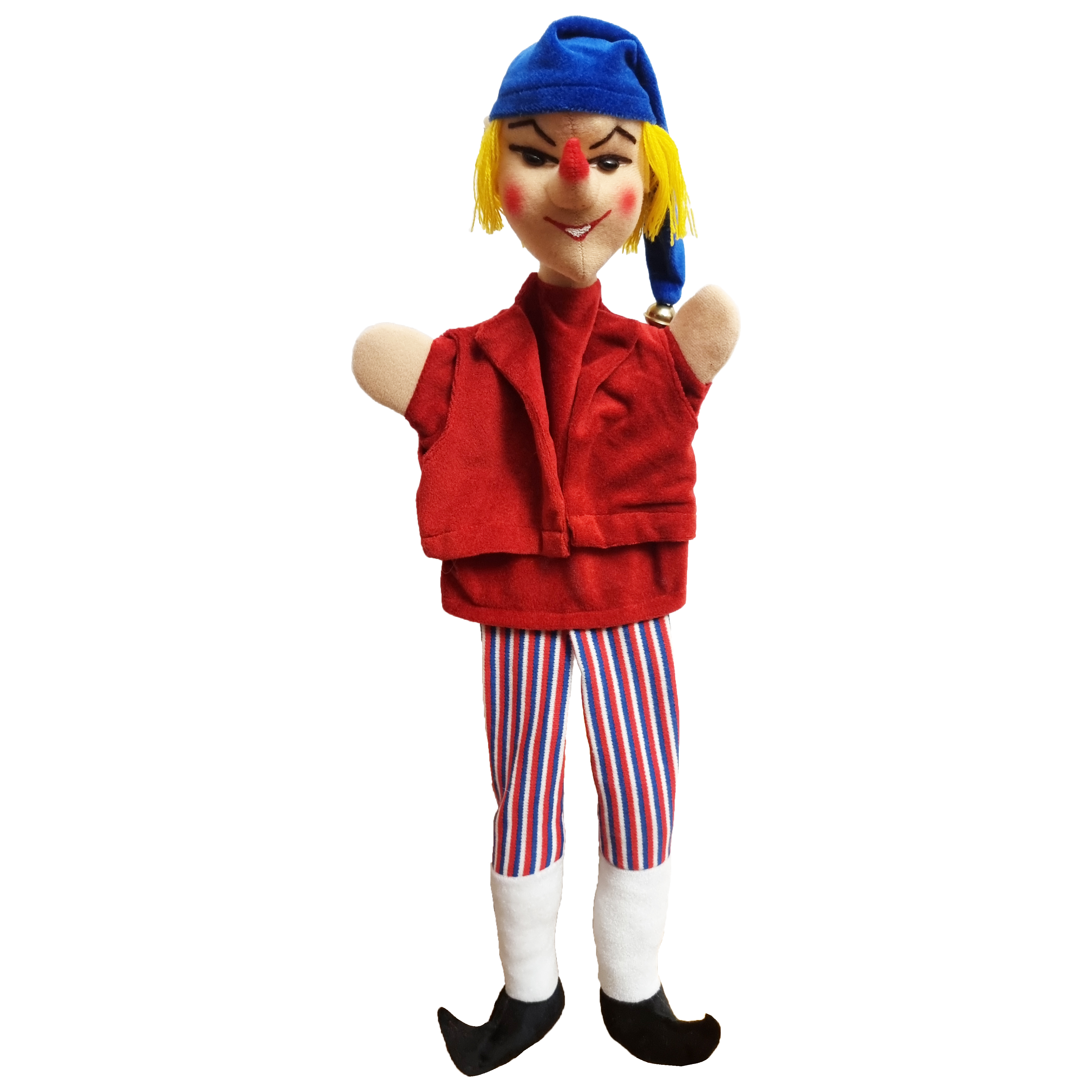 Punch and Judy Punch Deluxe (with legs) Hand Puppet - Kersa Classic Punch and Judy Punch Deluxe (with legs) Hand Puppet for Puppet Theatre | Kersa Classic